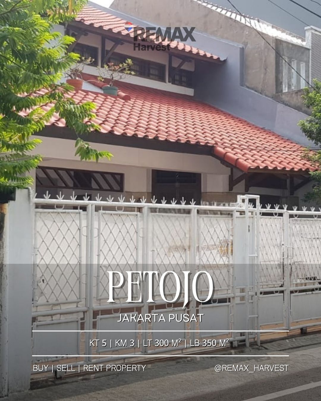 Rumah Petojo Jakarta Pusat